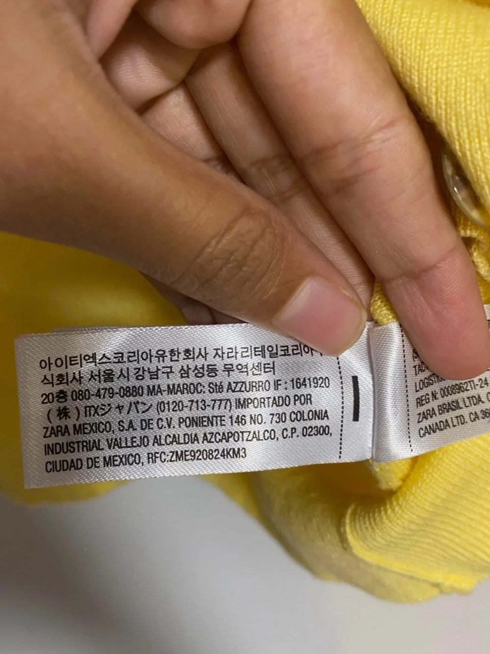 ZARA Yellow Button Front Cardigan Sweater Size S - Picture 8 of 12